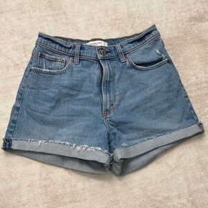 Abercrombie & Fitch Blue Jean Shorts
